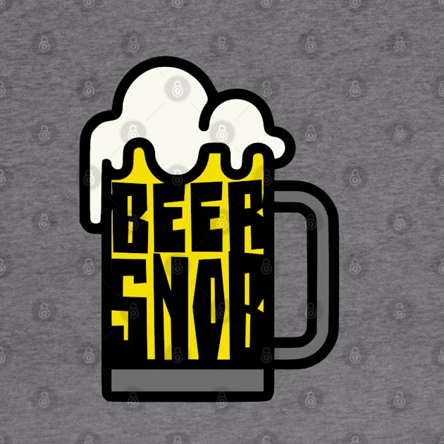 Beer Snob by MidniteSnackTees